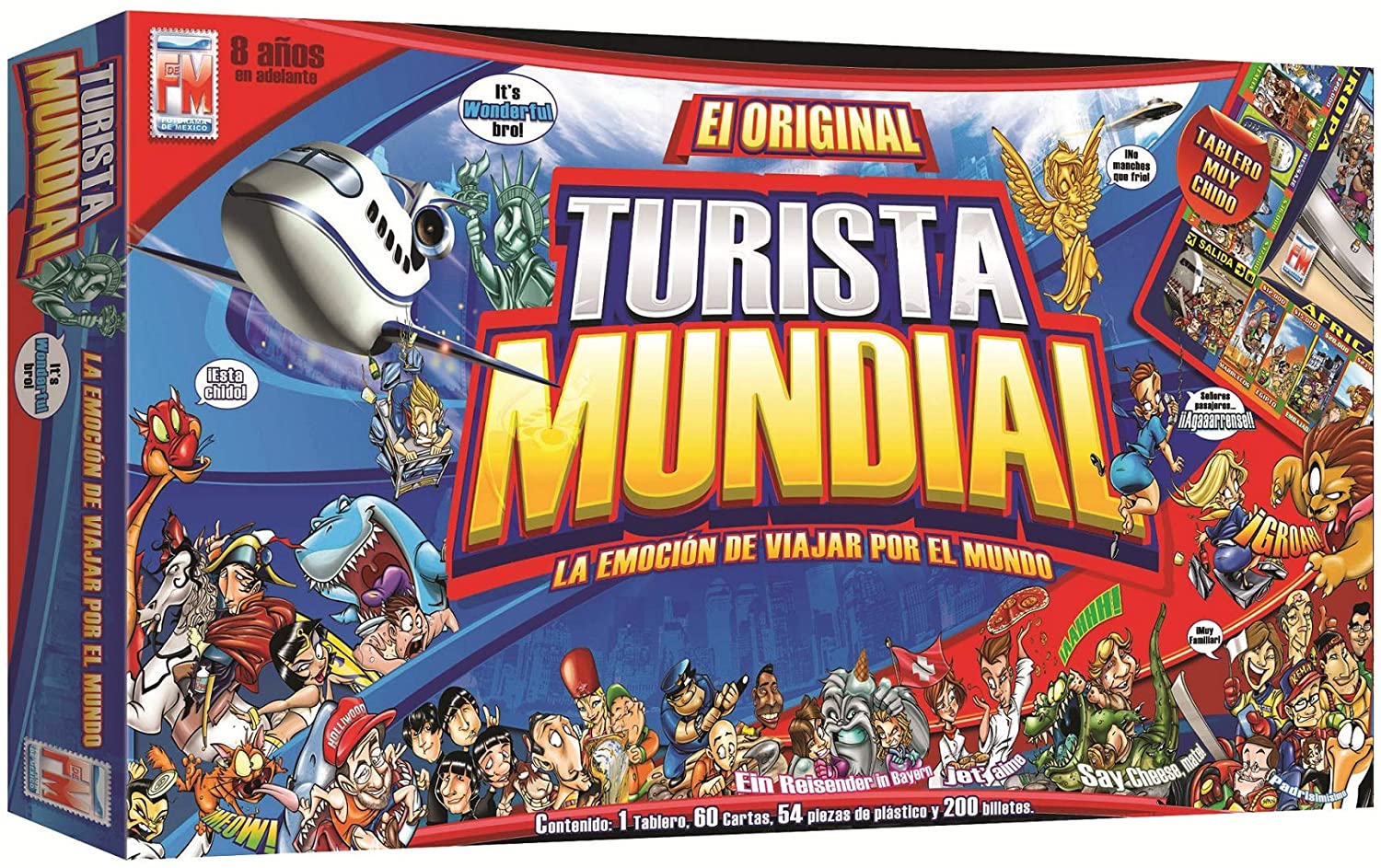 El Original Turista Mundial, Fotorama, Juego de Mesa, 8+