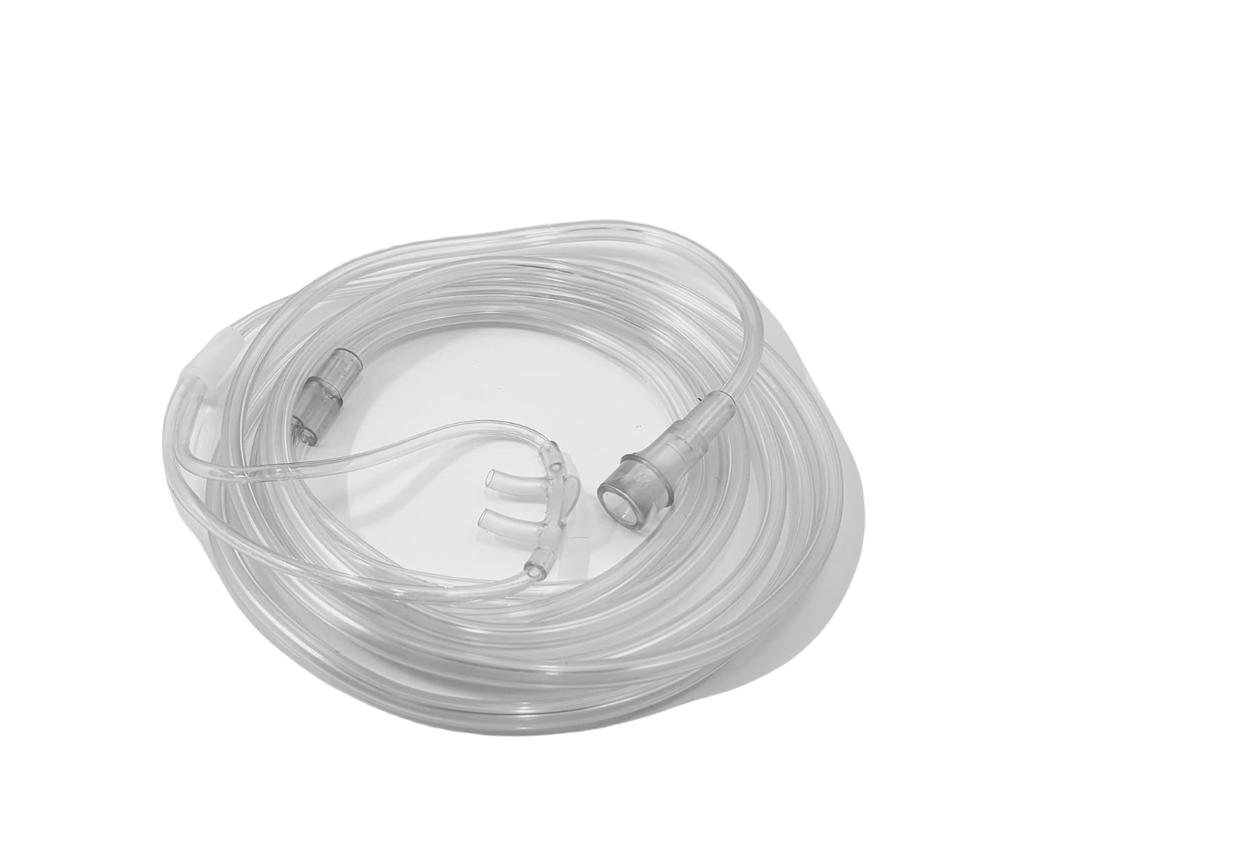 Cánula nasal adulto para oxígeno, recta tubo de 2.1m