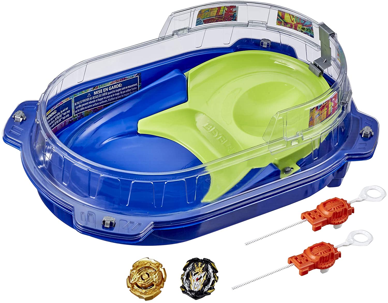 Beyblade Burst Rise Hypersphere Vortex Climb Battle Set - Juego Completo con Beystadium, 2 Juguetes de Batalla y 2 lanzadores