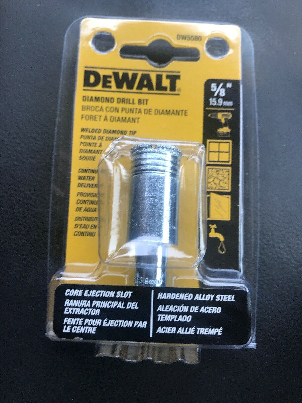 Broca de diamante 5/8-inch DeWalt DW5580