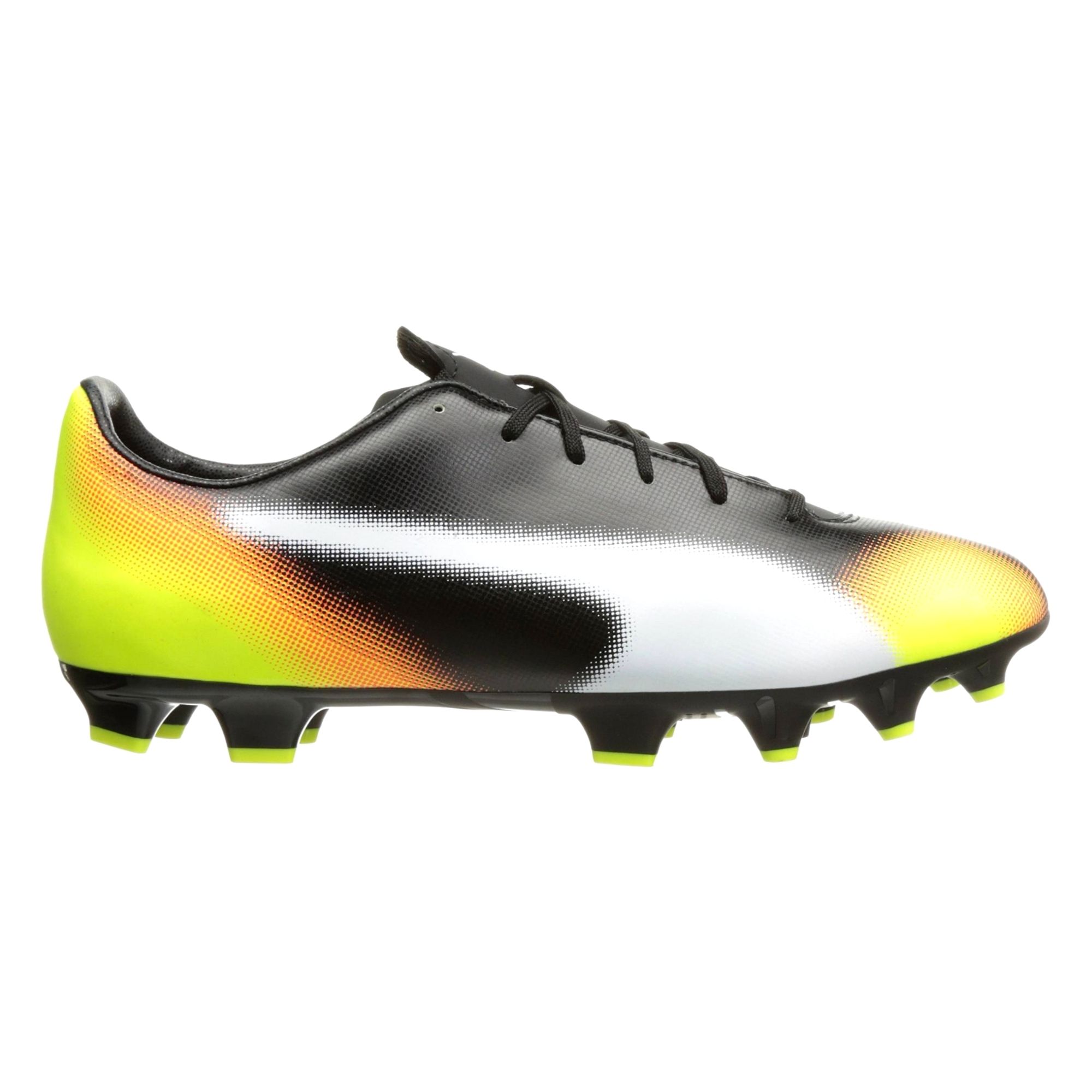 Tacos Tachones Puma EvoSpeed 4.5 Graphic FG Negro con Amarillo Originales 10376401