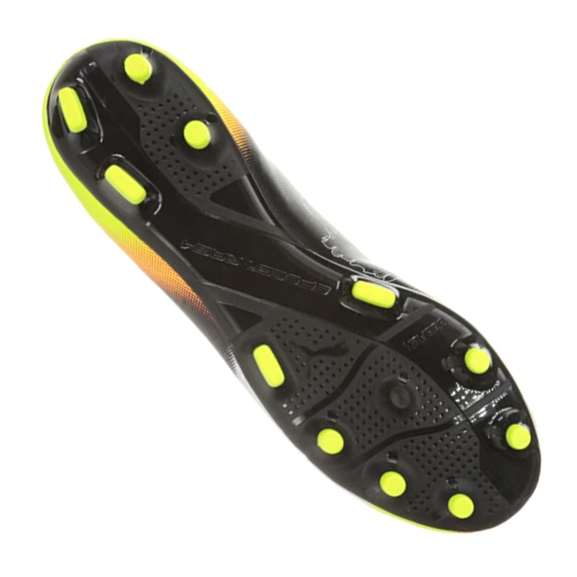 Tacos Tachones Puma EvoSpeed 4.5 Graphic FG Negro con Amarillo Originales 10376401