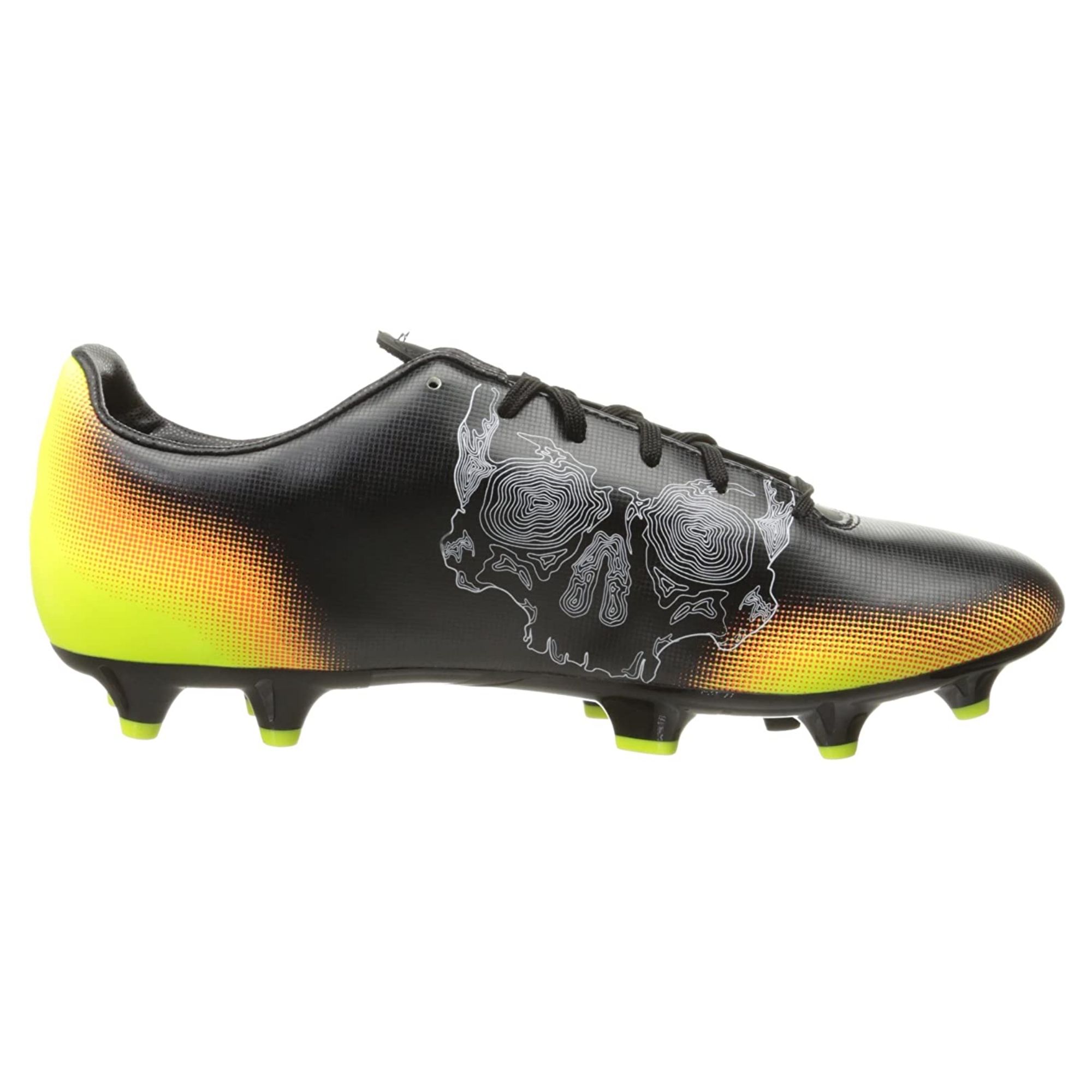 Tacos Tachones Puma EvoSpeed 4.5 Graphic FG Negro con Amarillo Originales 10376401