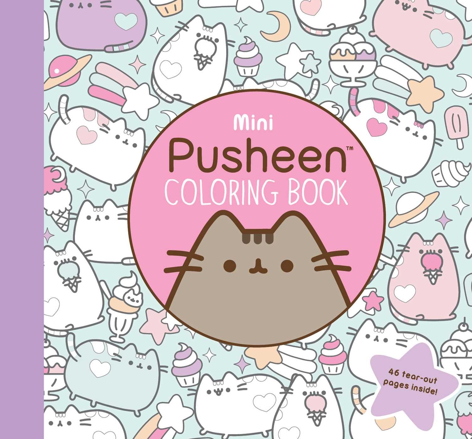 Libro Para Colorear De Gato Mini Pusheen Coloring Book