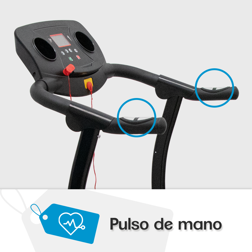 Caminadora Plegable Con Pantalla LCD y Lector de Pulso Cardiaco 12 km/hr  Fácil de Instalar