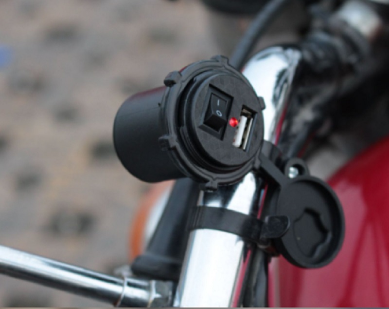 cargador usb turbo  para motocicleta 2.1 mah