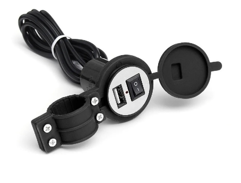 cargador usb turbo  para motocicleta 2.1 mah