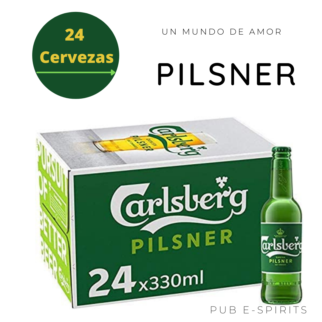 Cerveza CARSLBERG -24 Pack- Cerveza Artesanal- ES