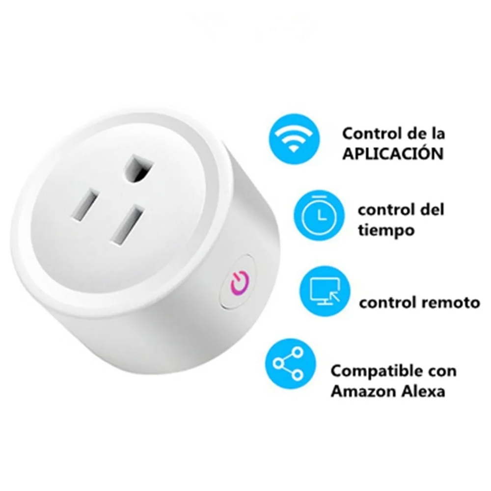 Enchufe Inteligente Wifi Smart Plug Con App Alexa google
