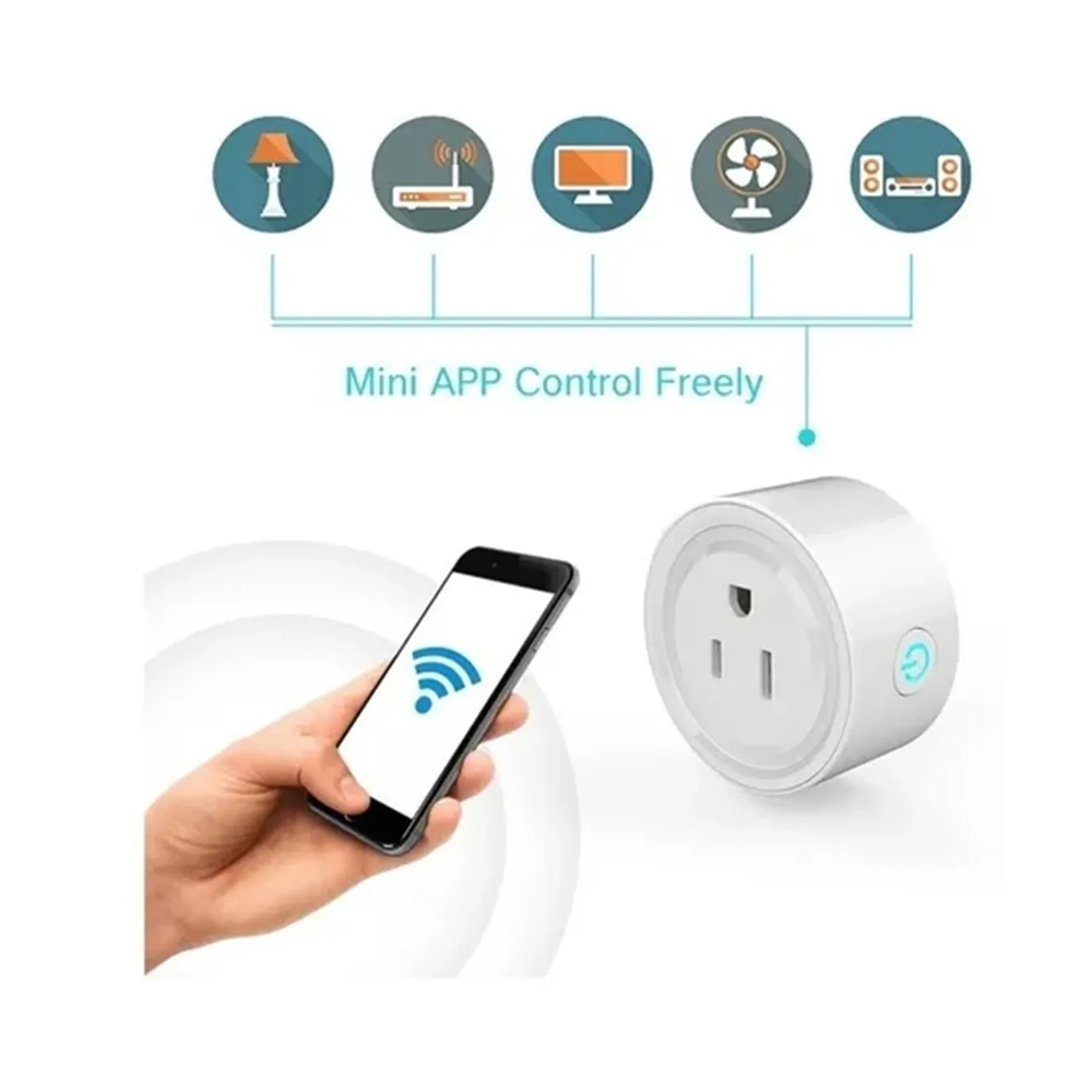 Enchufe Inteligente Wifi Smart Plug Con App Alexa google