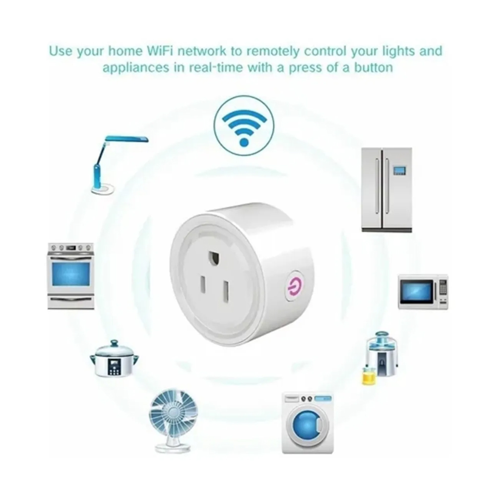 Enchufe Inteligente Wifi Smart Plug Con App Alexa google