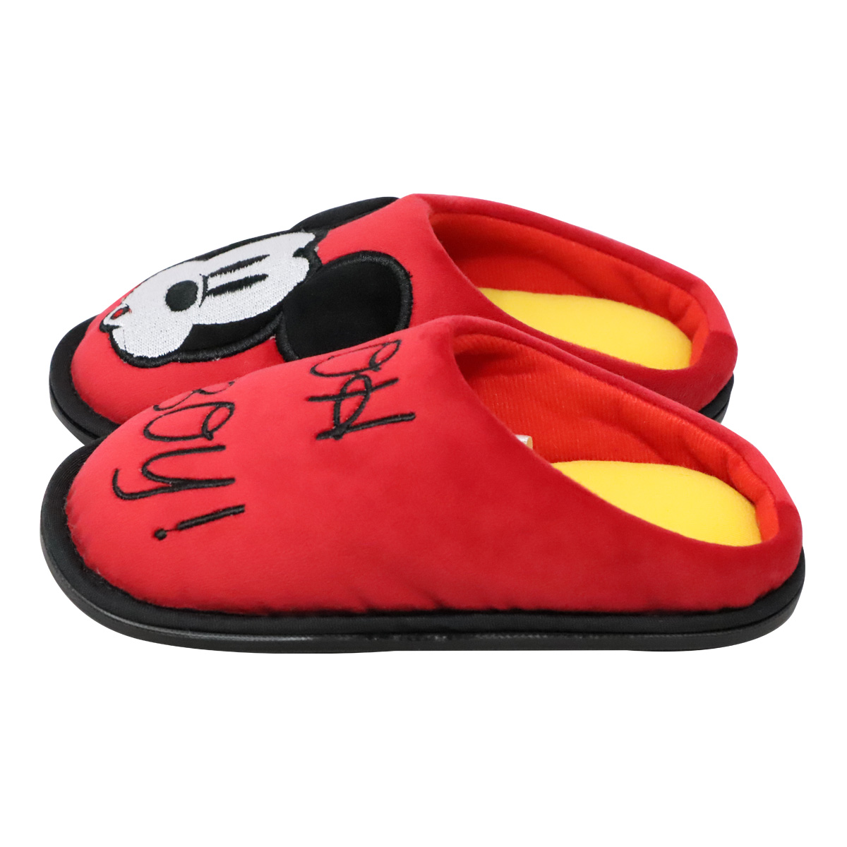 Pantuflas Para Niño Disney Mickey Mouse Color Rojo