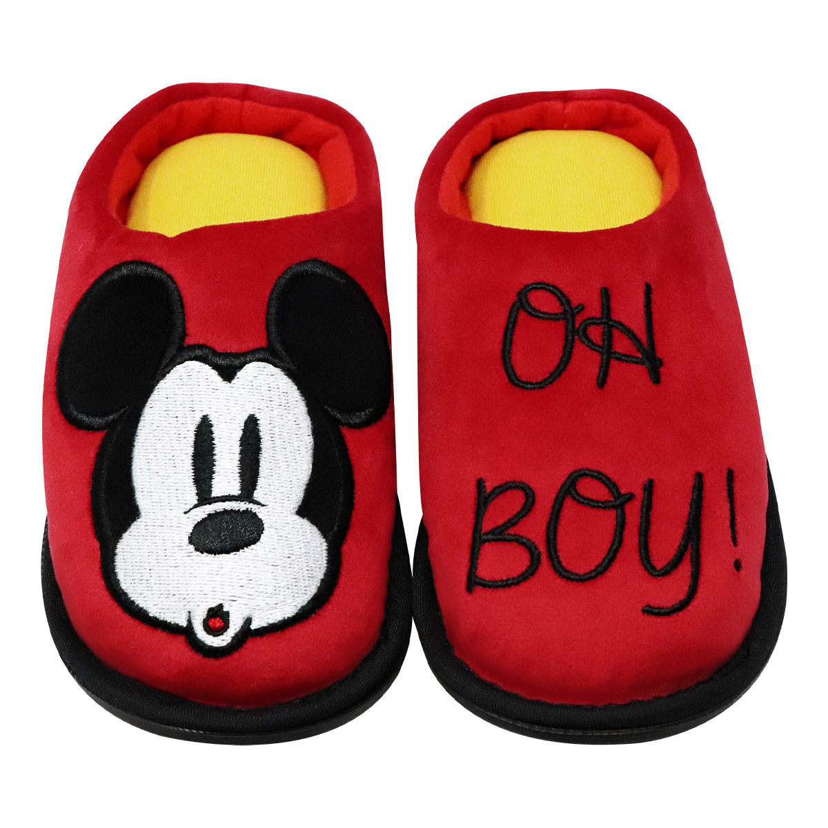 Pantuflas Para Niño Disney Mickey Mouse Color Rojo