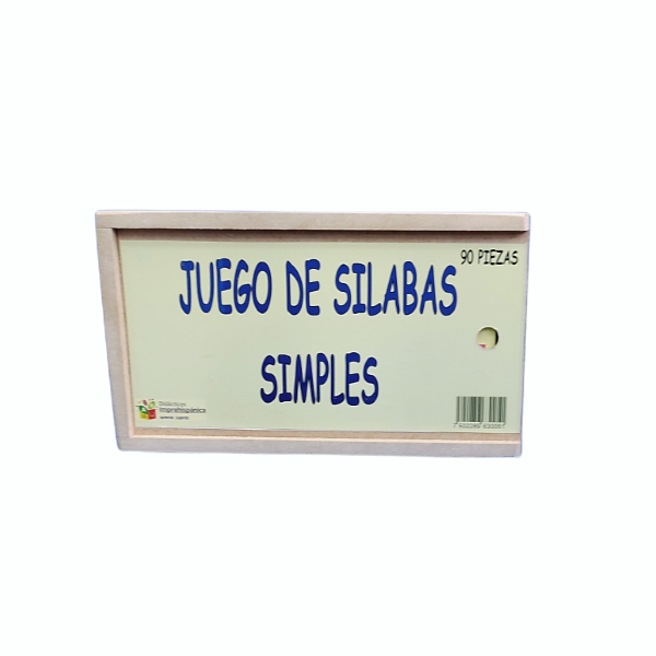 Juego sílabas simples