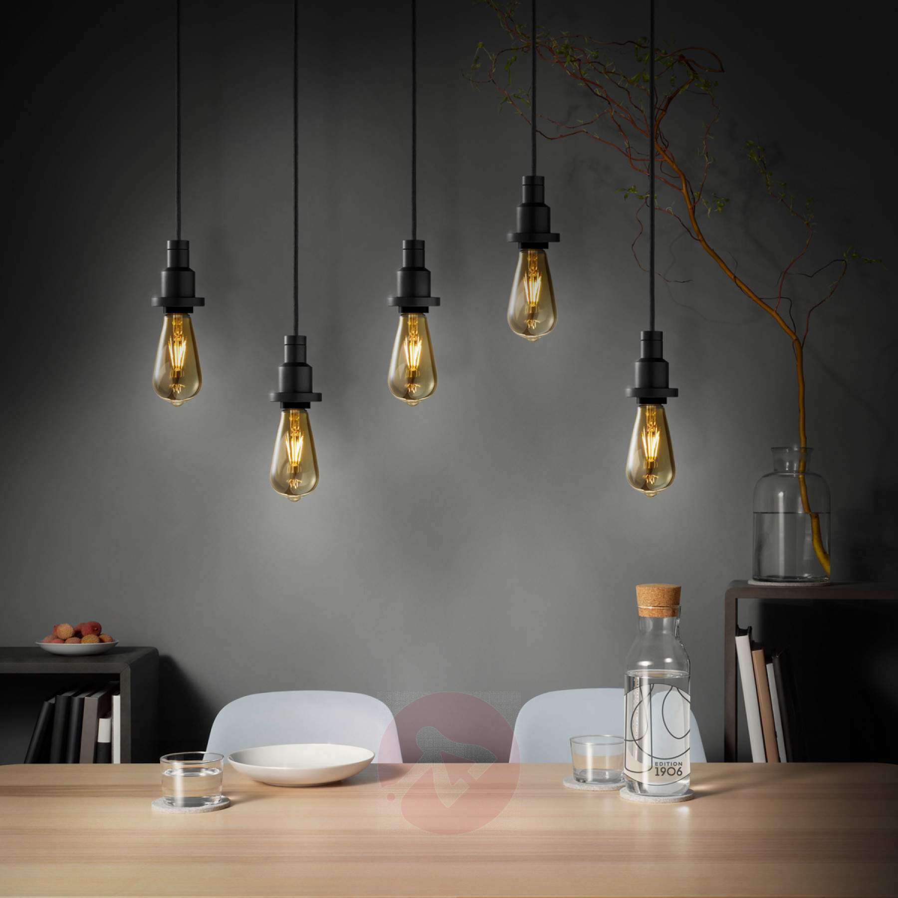 Foco Led Vintage 6w Filamento Modelo St64 retro cálido