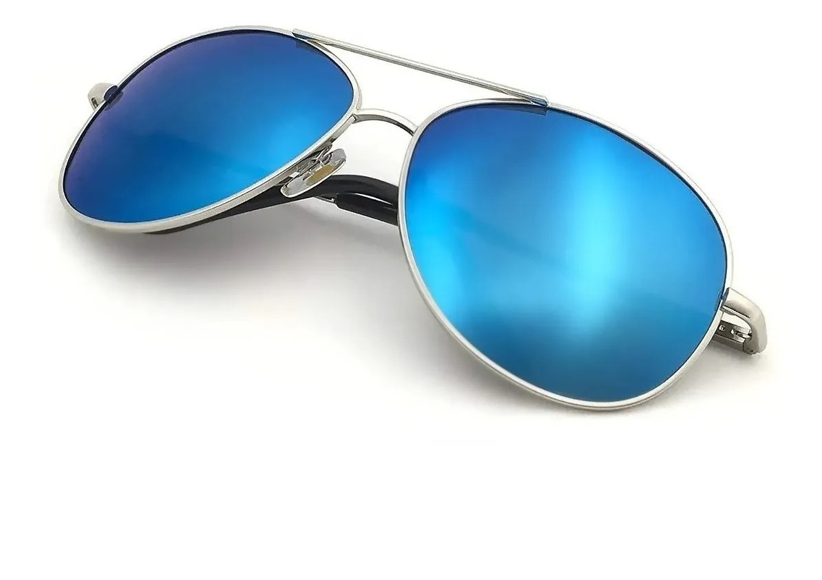 LENTES DE SOL PARA HOMBRES Y MUJERES AVIATOR CLÁSICO AZUL