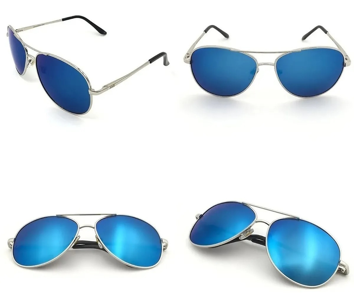 LENTES DE SOL PARA HOMBRES Y MUJERES AVIATOR CLÁSICO AZUL