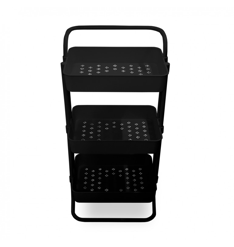 Carrito Organizador Multiusos 3 niveles con ruedas para cocina, baño, hogar