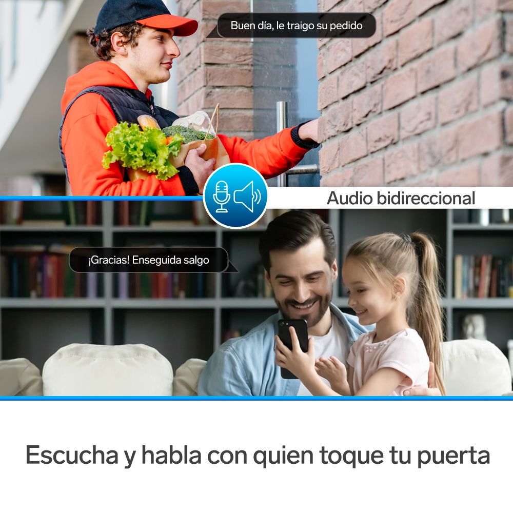 Video Timbre WiFi Steren visión nocturna bocina y micrófono