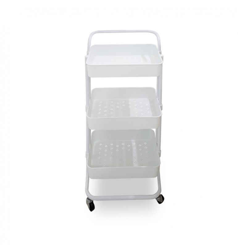 Carrito Organizador Multiusos 3 niveles con ruedas para cocina, baño, hogar