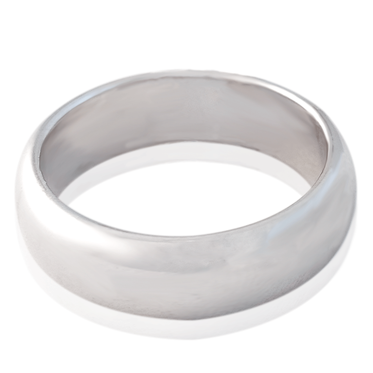  Anillo Número 8.5 Acero Inoxidable #001 Unisex Ancho .8 mm