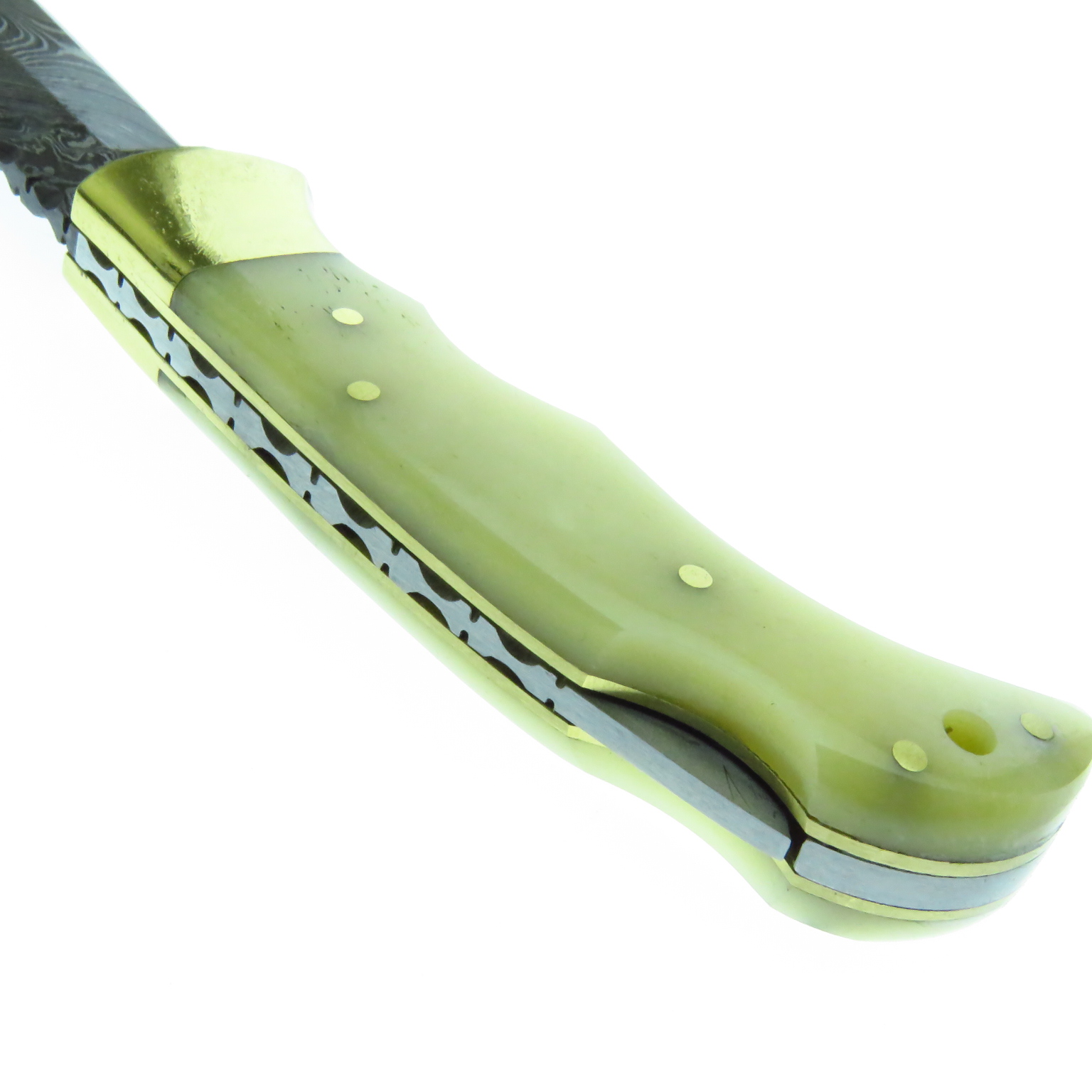 Dm1110 Dm Navaja De Caceria Acero Damasco.