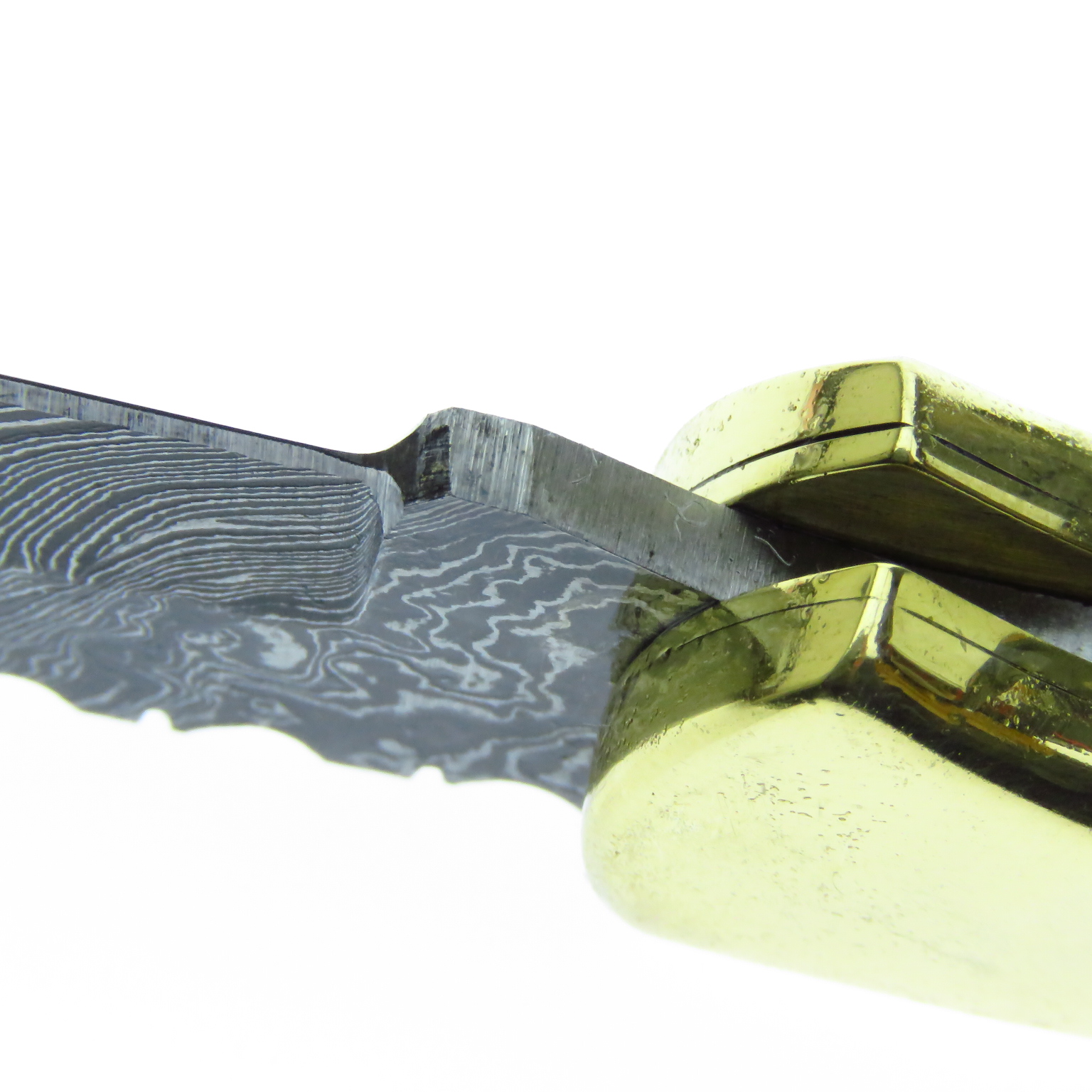 Dm1110 Dm Navaja De Caceria Acero Damasco.