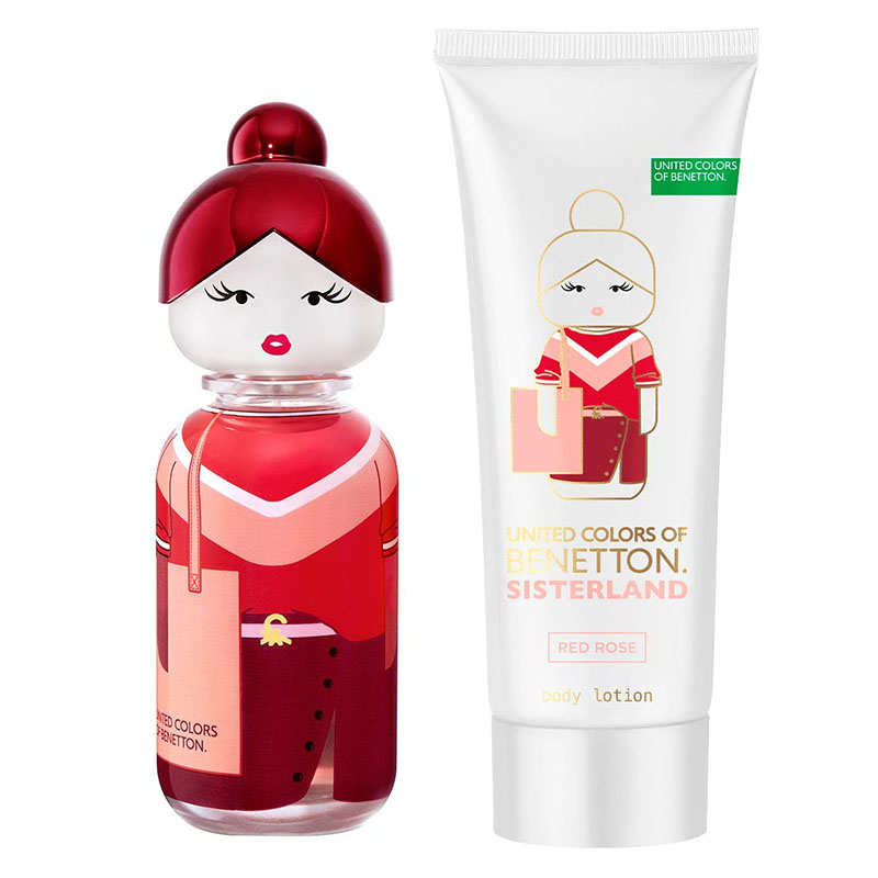 Benetton Sisterland Red Rose Set Para Dama ( 2pz )