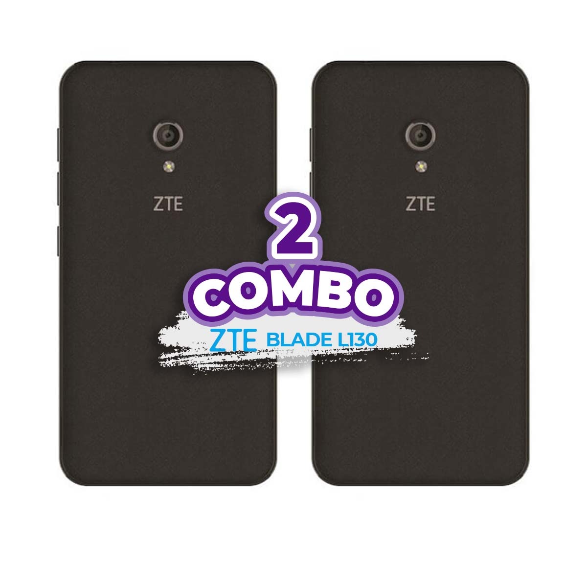COMBO DE 2 CELULARES ZTE BLADE L130 8GB 512MB RAM NEGRO