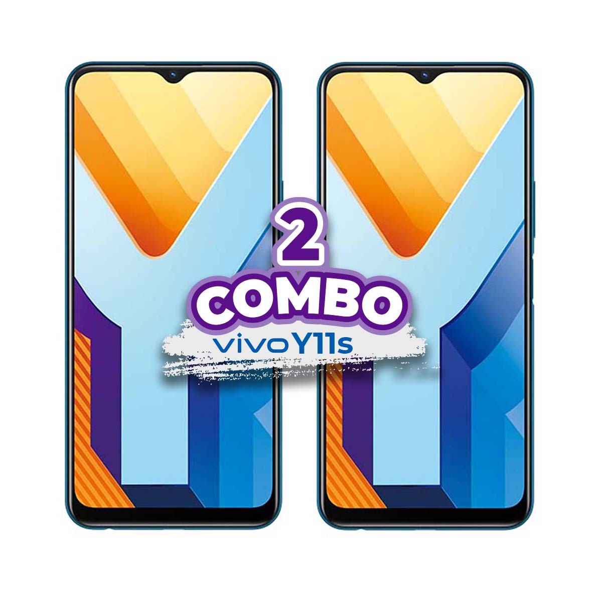 COMBO DE 2 CELULARES VIVO Y11S 32GB  3GB RAM AZUL