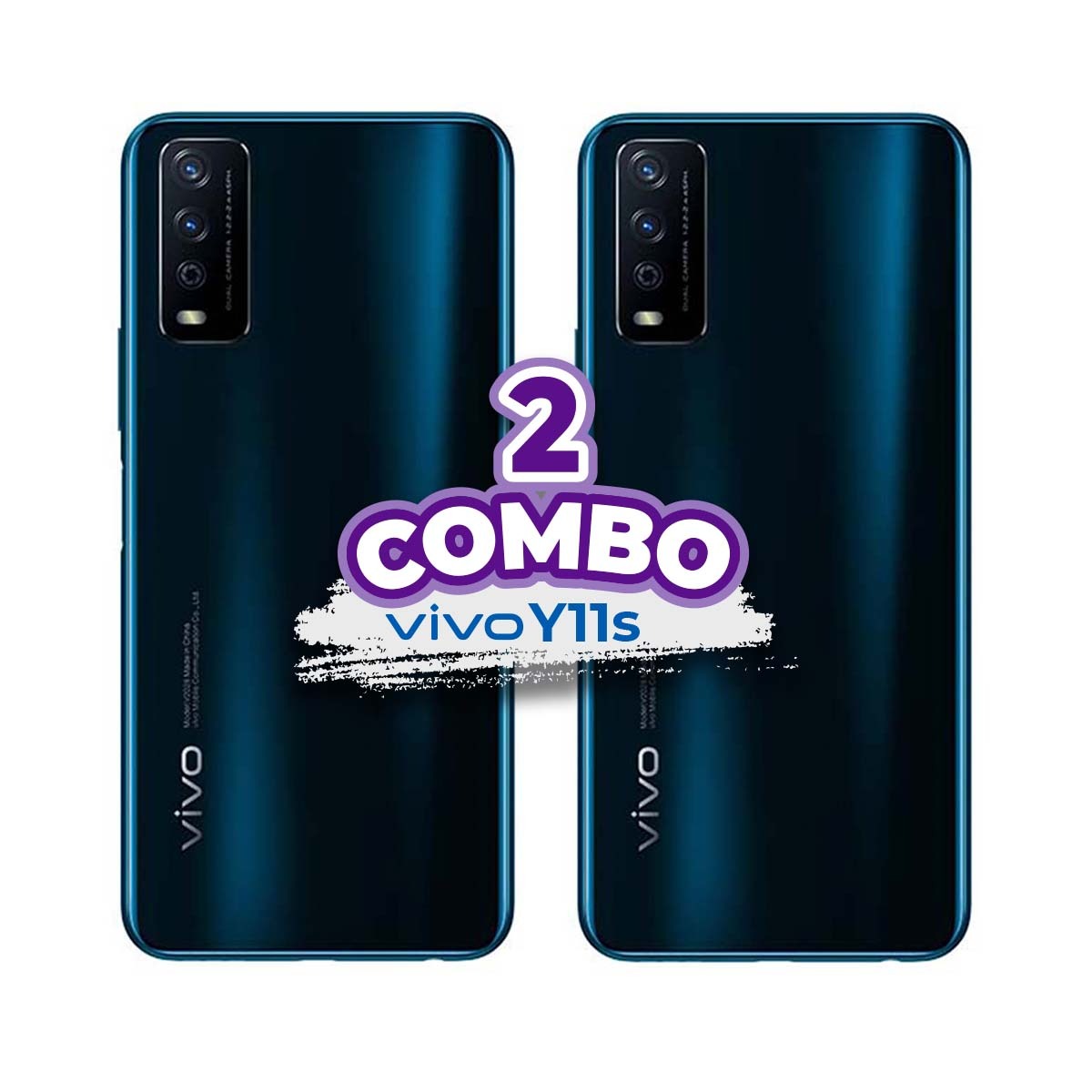 COMBO DE 2 CELULARES VIVO Y11S 32GB 3GB RAM NEGRO
