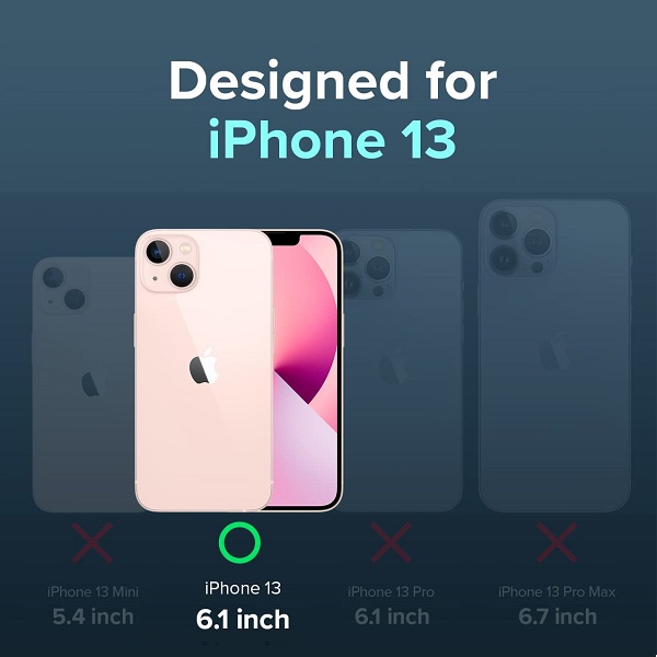 FUNDA CASE RINGKE para IPHONE 13 NORMAL CLEAR