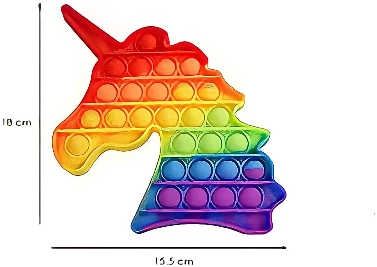 Fidget Toy Pop It  Antiestrés Burbujas Figuras Unicornio