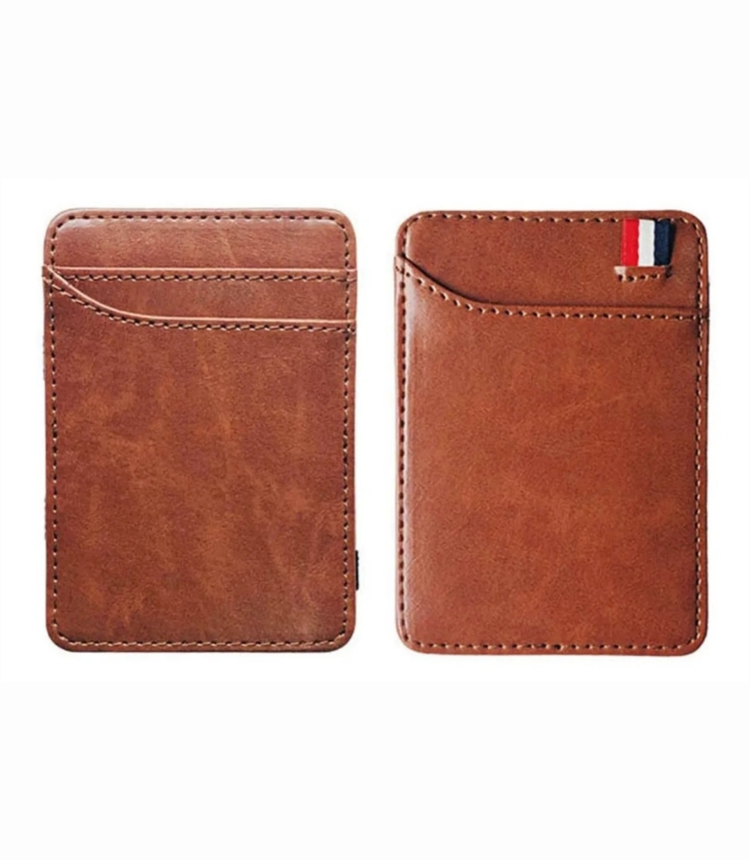 Cartera Mágica Café Elasticos Para Billetes Magic Wallet 