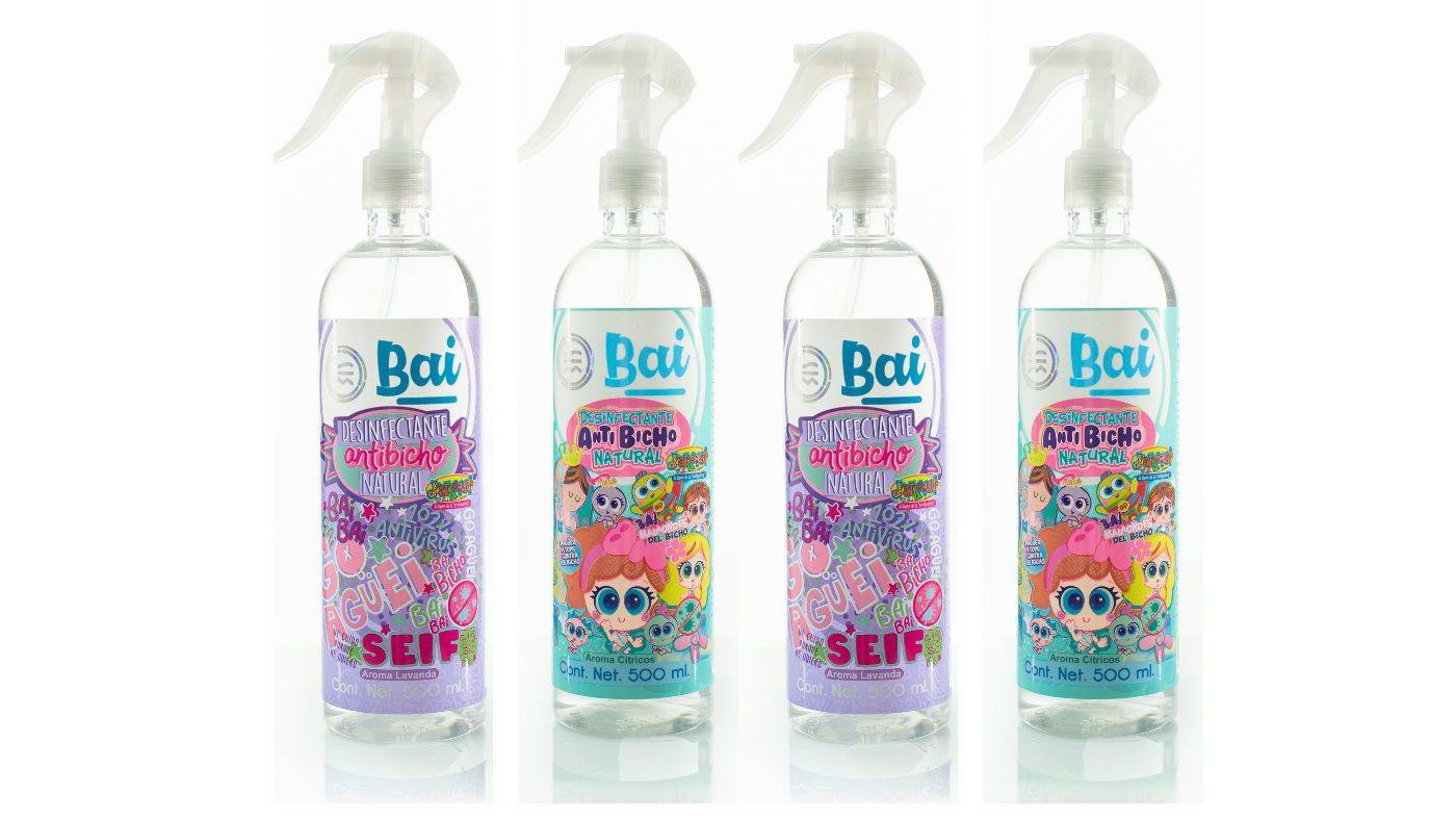 4 Pack Desinfectante Distroller 500 ml