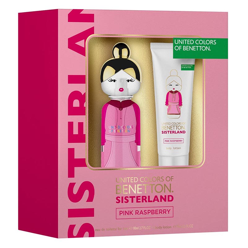 Benetton Sisterland Pink Raspberry Set Para Dama ( 2pz )