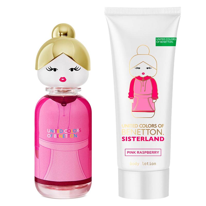 Benetton Sisterland Pink Raspberry Set Para Dama ( 2pz )