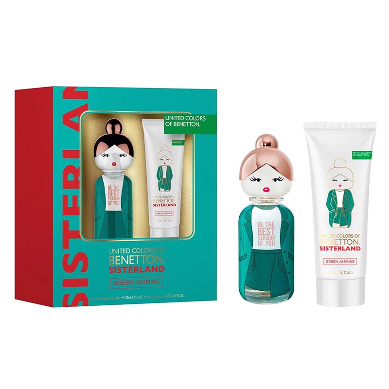 Benetton Sisterland Green Jasmine Set Para Dama ( 2pz )