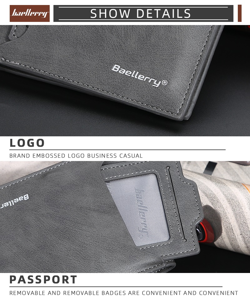 Cartera de Hombre Ballerry con Tarjetero Billetera Casual D9166
