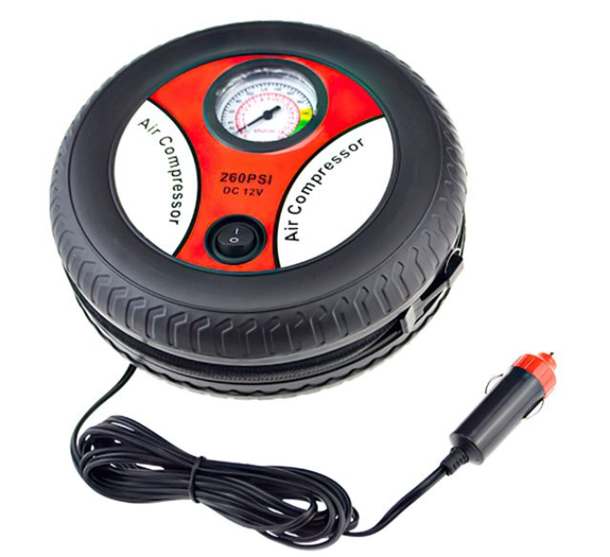 Mini Compresor De Aire Bomba Tipo Llanta 12v 260psi Auto