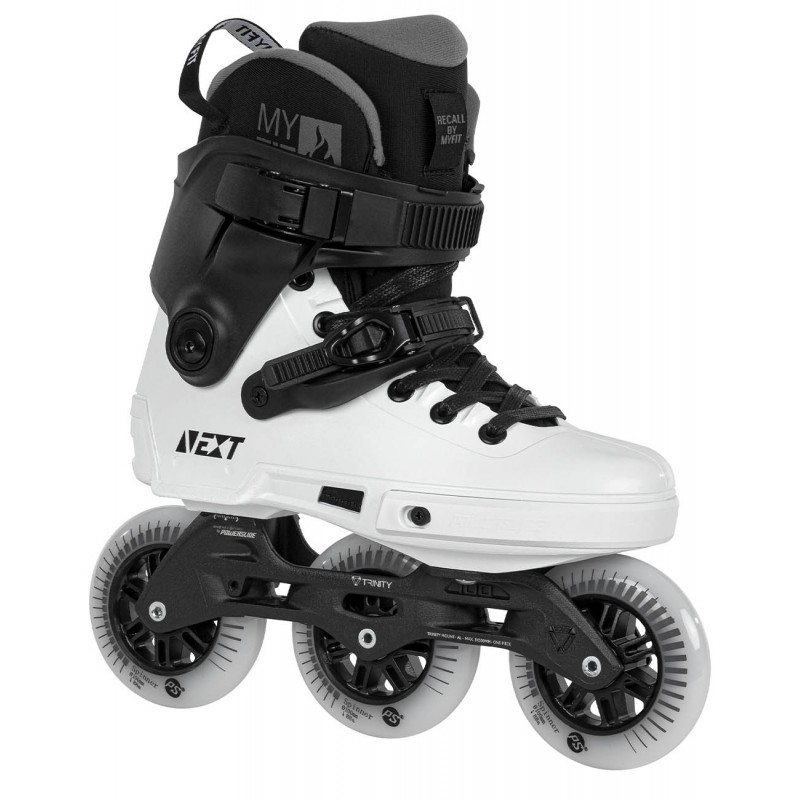 Patines Powerslide Next Black White 100