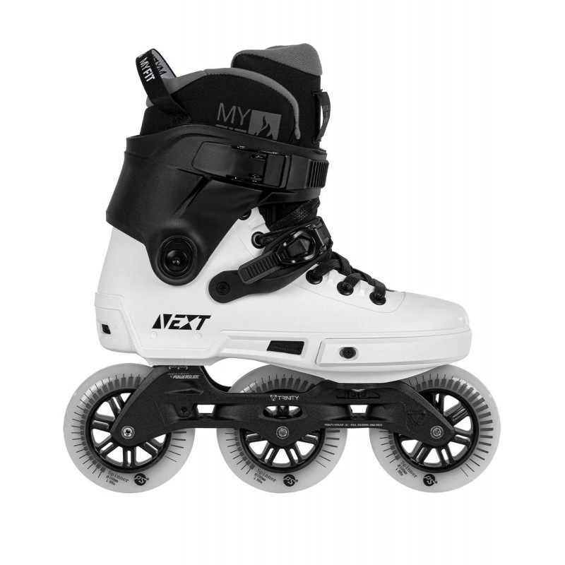 Patines Powerslide Next Black White 100