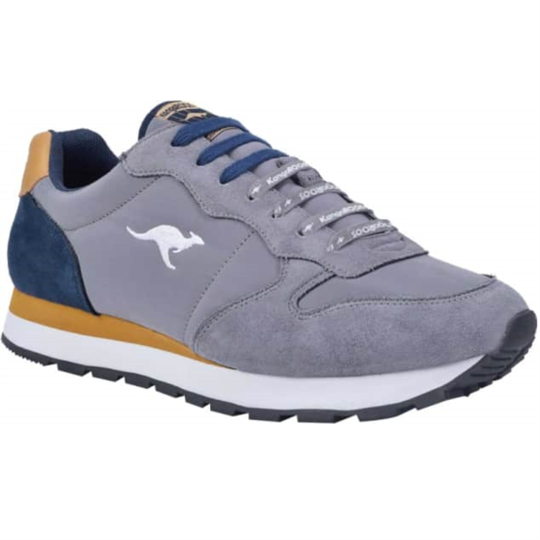 Tenis Casual Kangaroos 01M1 Gris Original 