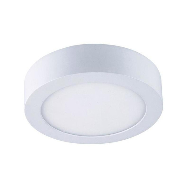 mini panel led redondo 6w