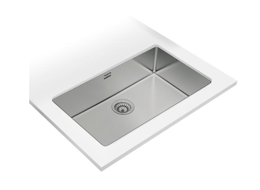 Tarja Submontar Teka BE LINEA RS15 71.40 de 75 cm (29") Una Tina Acero Inox.