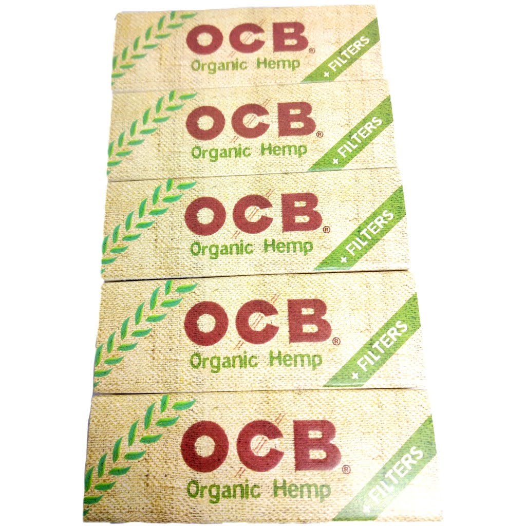Paquete 5 Carteras de Papel + Filtro OCB Francés Liar Fumar a Elegir 