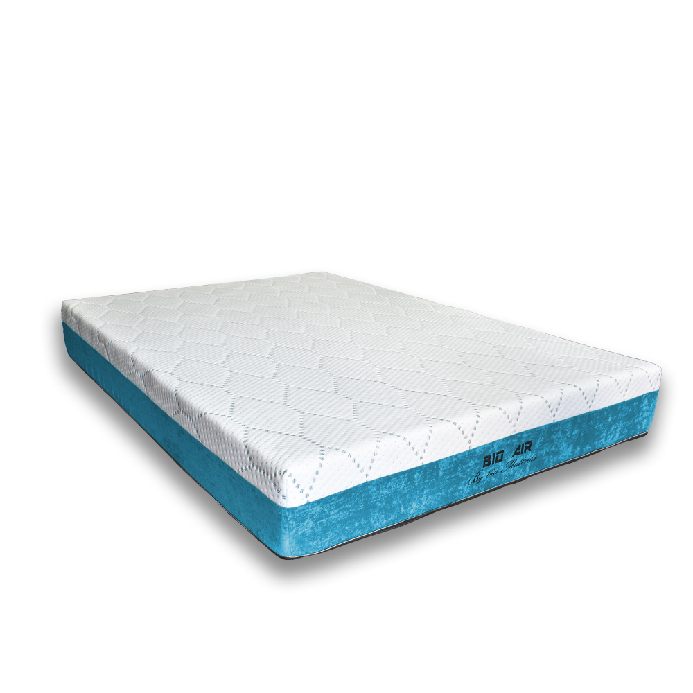 Colchon Individual Memory Foam Con Gel Bio Air En Caja Bio Mattress