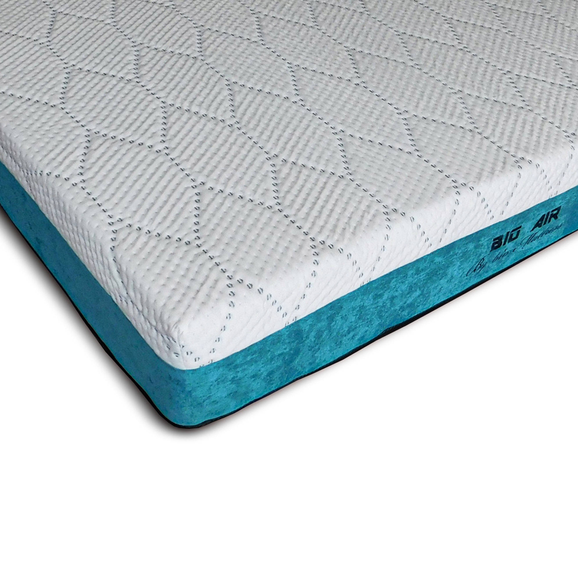 Colchon Individual Memory Foam Con Gel Bio Air En Caja Bio Mattress