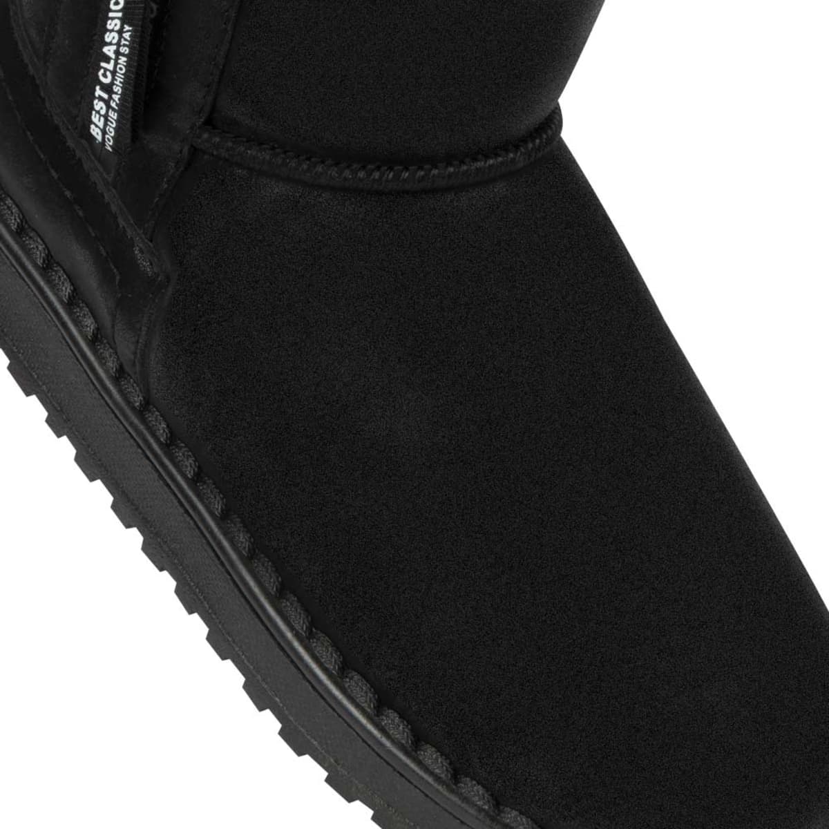 Botas para el frío para mujer tipo Ugg, color negro, marca PBPS, ultra cómodas, mod. 993521