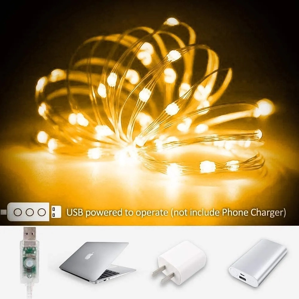 LUCES DECORATIVAS CONTROL REMOTO TIRA LED 10M SYNC CON MÚSIC